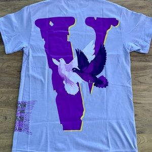 Vlone x Nav Purple Doves Tee